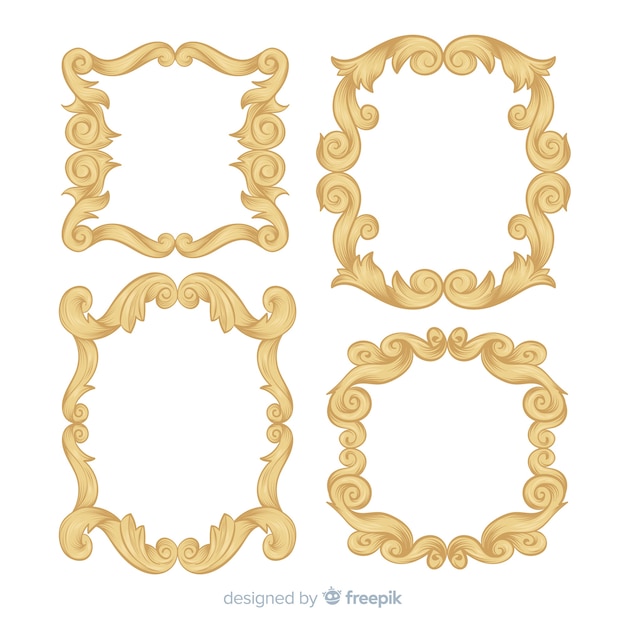 Vettore gratuito set di logo vintage ornamentale