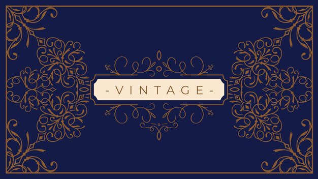 ornamental vintage wallpaper
