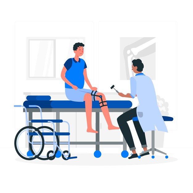 Orthopedic concept illustration