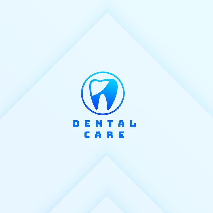 Free Vector orthopedics dental care teeth logo template