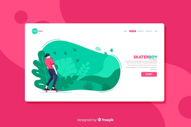 Outdoor activities landing page