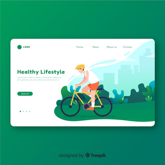 Outdoor activities landing page