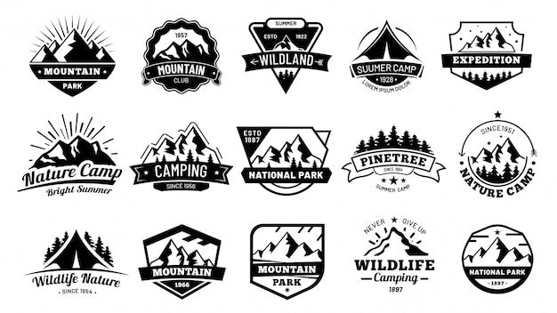 Download Free Camping Emblems Set Free Vector Use our free logo maker to create a logo and build your brand. Put your logo on business cards, promotional products, or your website for brand visibility.