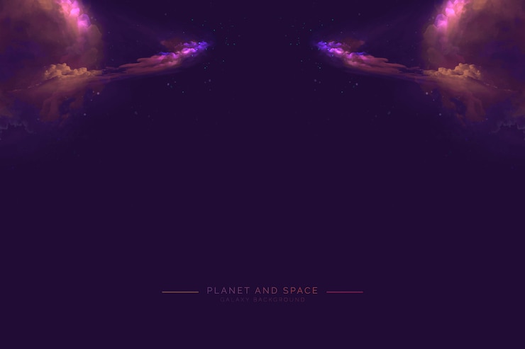 Free Vector outer space background
