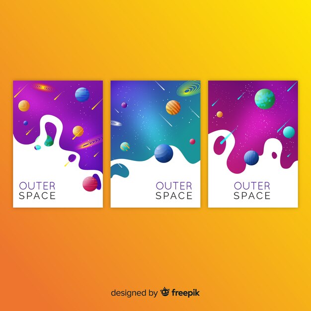 Outer space cover collection