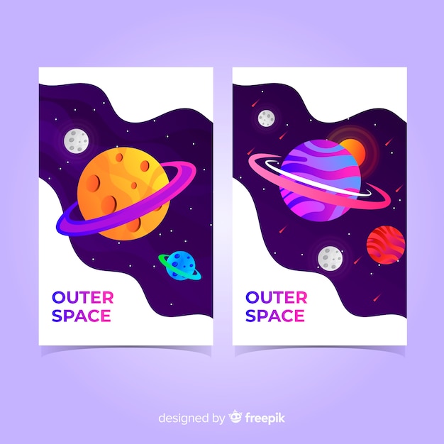 Outer space cover collection