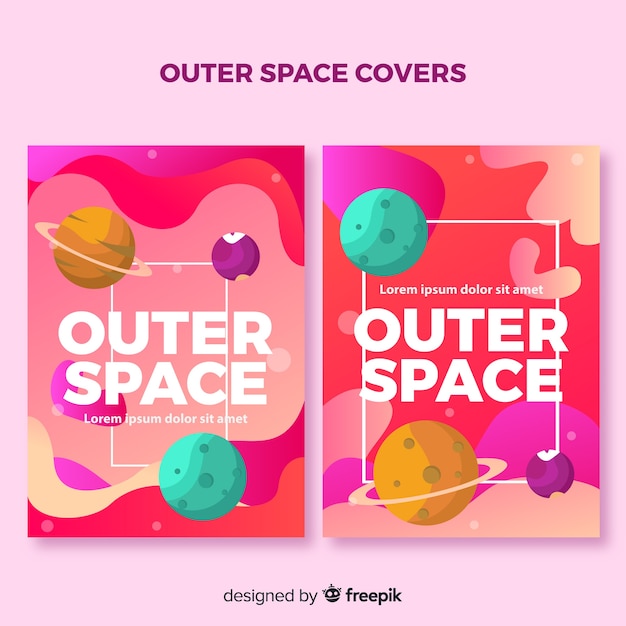 Outer space cover collection