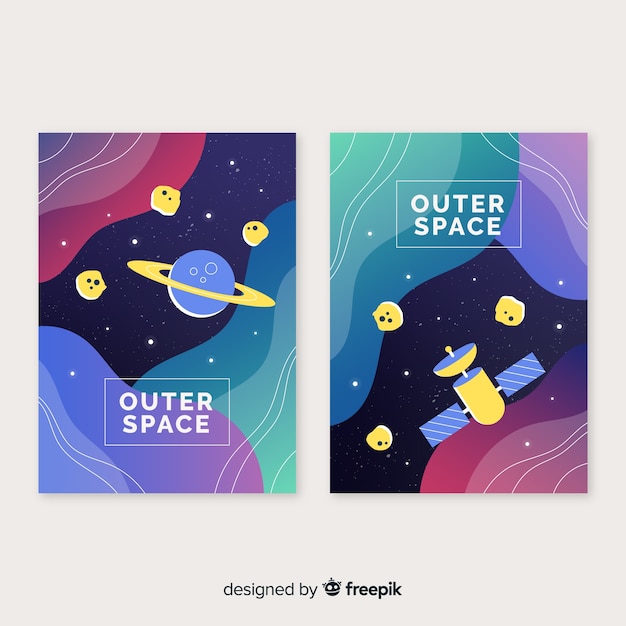 Outer space cover collection