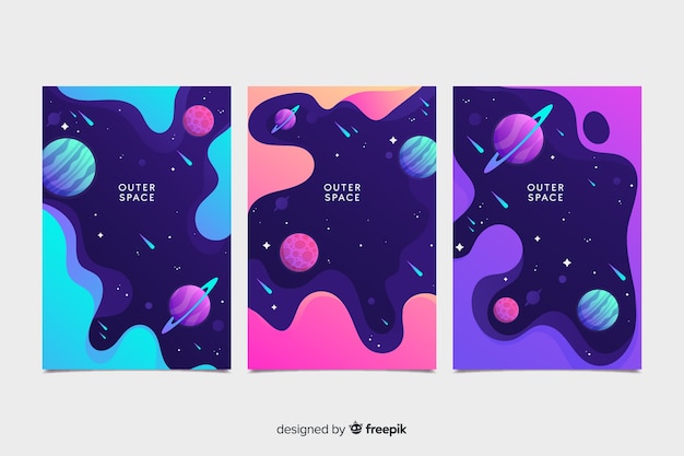 Outer space cover collection