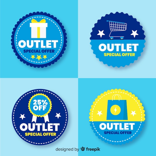 Outlet label collection