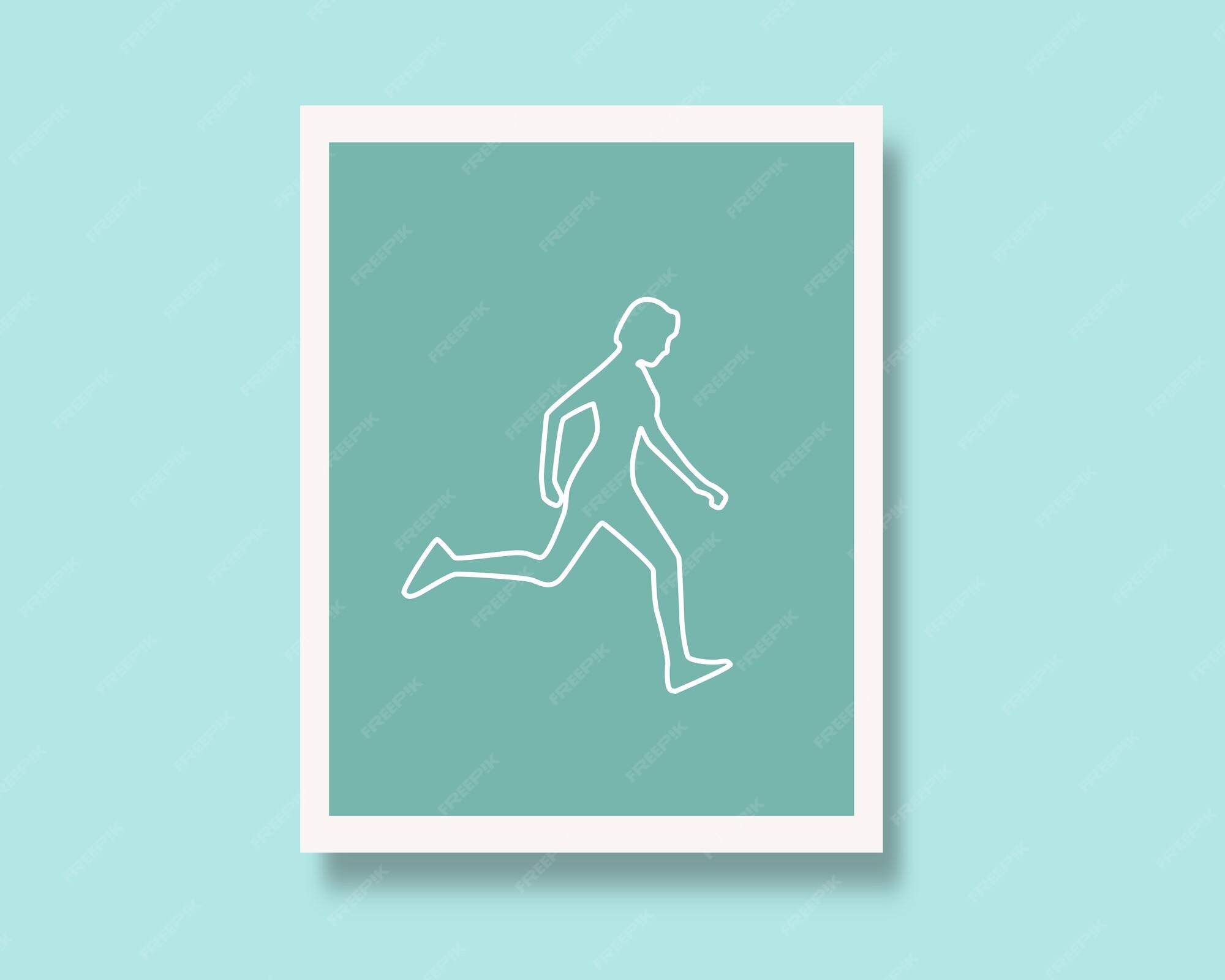 Premium Vector | Outline man illustration