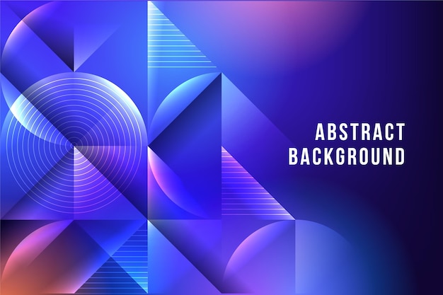 Free vector overlapping forms background style