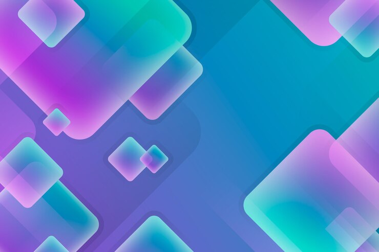 Free Vector overlapping forms background