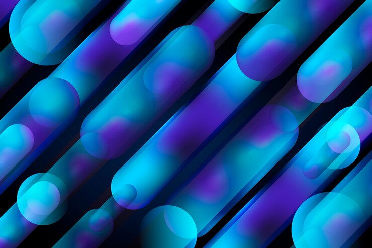 Free Vector overlapping forms background