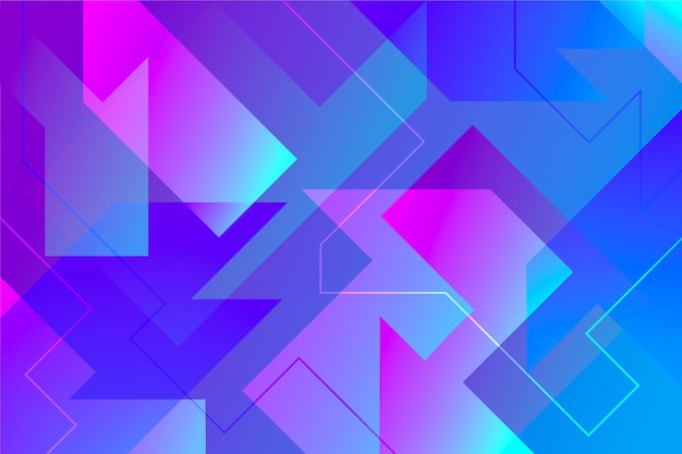 Free vector overlapping forms background