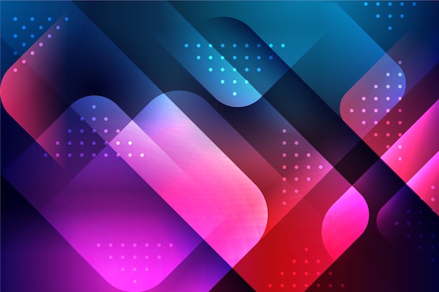 Overlapping forms wallpaper style