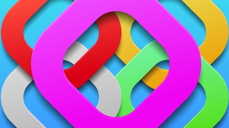 Free Vector overlapping layer colorful background, 3d background