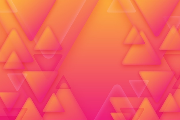 Overlapping triangles background design