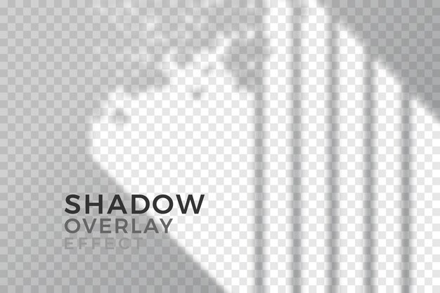 Overlay effect of transparent shadows theme