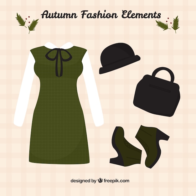 Pack of autumn clothing