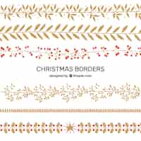 Free vector pack of christmas decorative elements