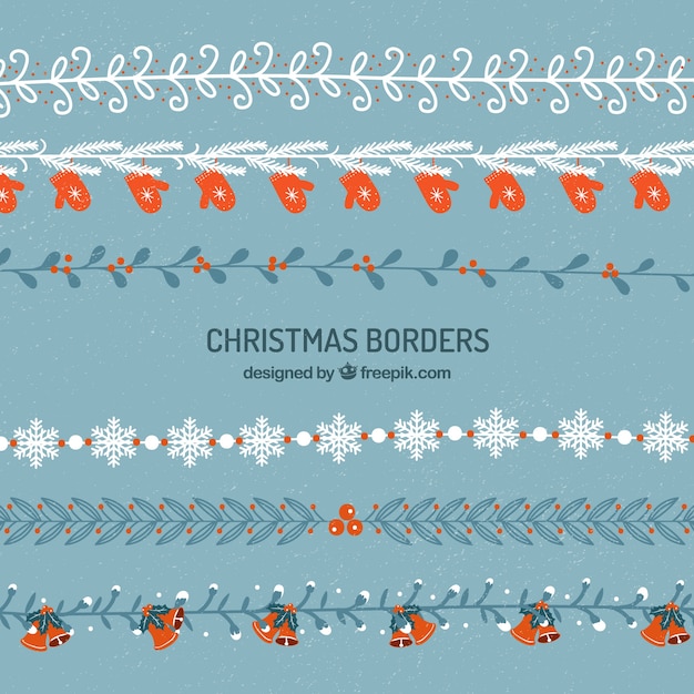 Free vector pack of christmas decorative elements