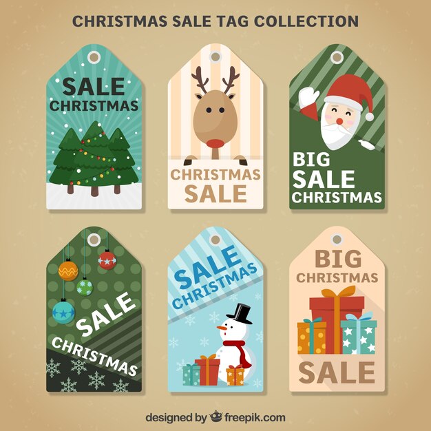 Pack of christmas sale stickers
