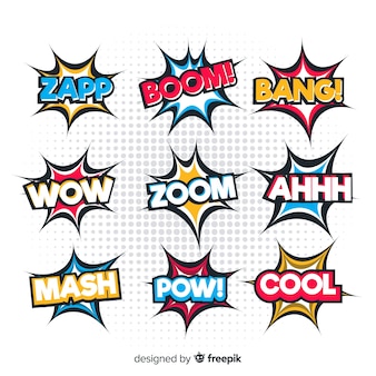Pack of comic sound effects