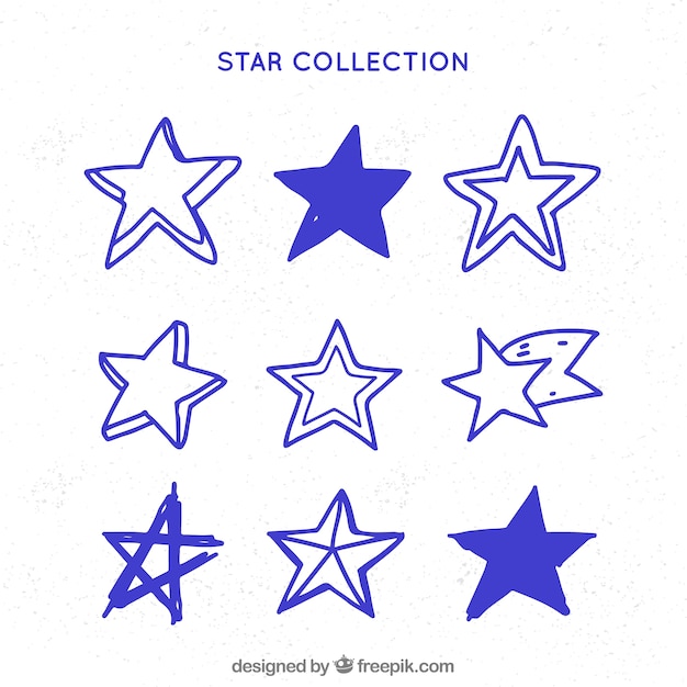 Confezione di stelle decorative