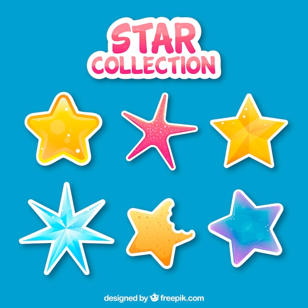 Pack of decorative stars
