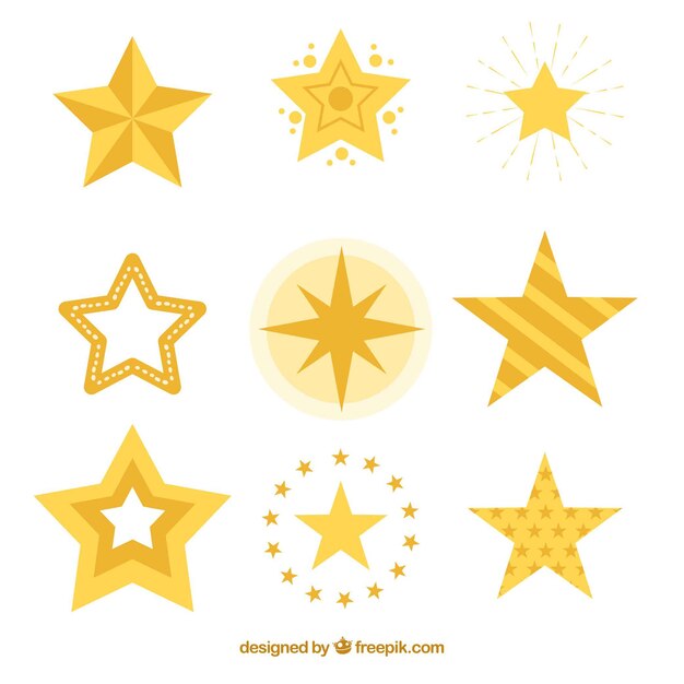 pack of decorative stars