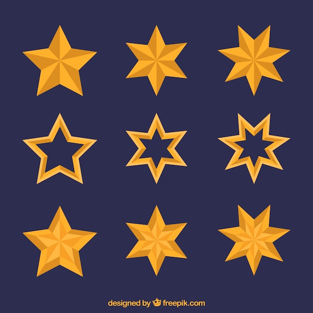 Pack of decorative stars