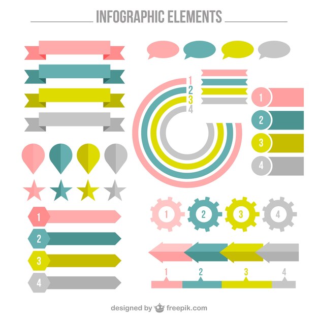 Pack of fantastic infographic elements