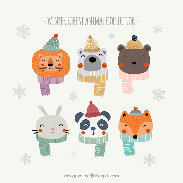 Free vector pack of forest animals