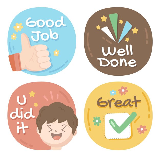 2,091 Well Done Stickers Images, Stock Photos, 3D objects, & Vectors