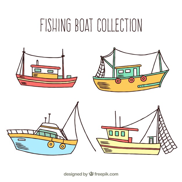 Fishing Boat Drawing Images - Free Download on Freepik