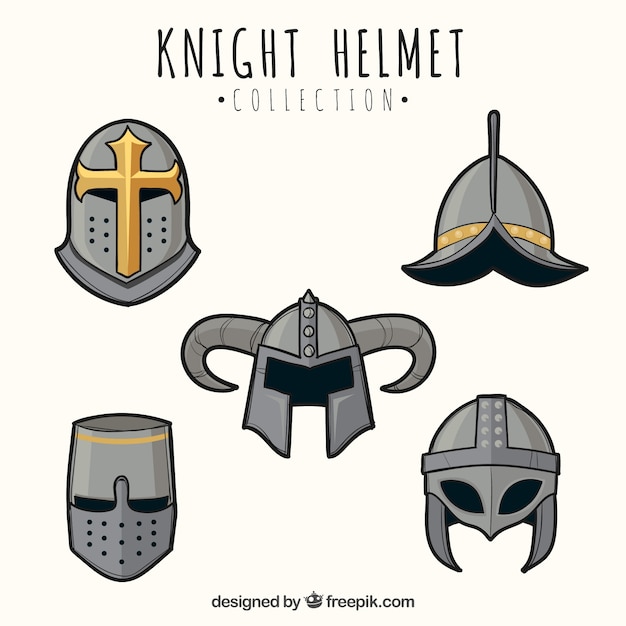 Free vector pack of hand drawn horsemen