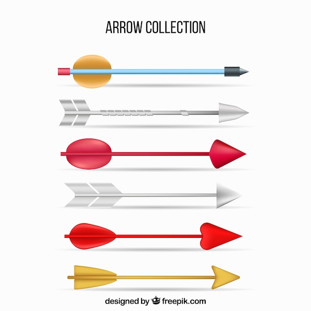 Free vector pack of indian arrows