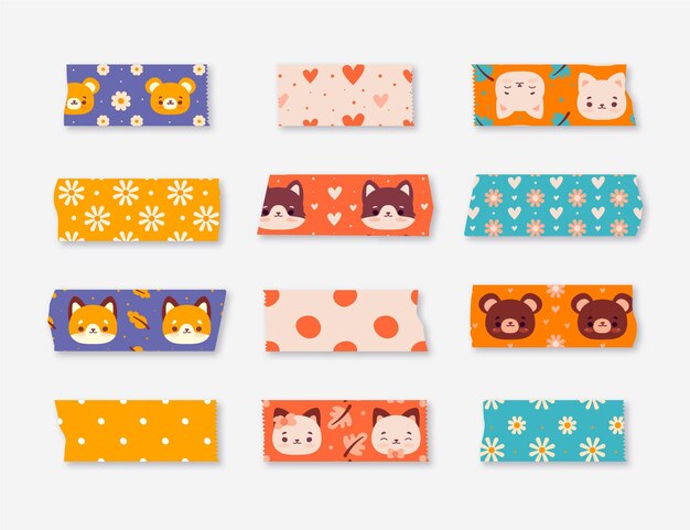 Pack of lovely washi tapes
