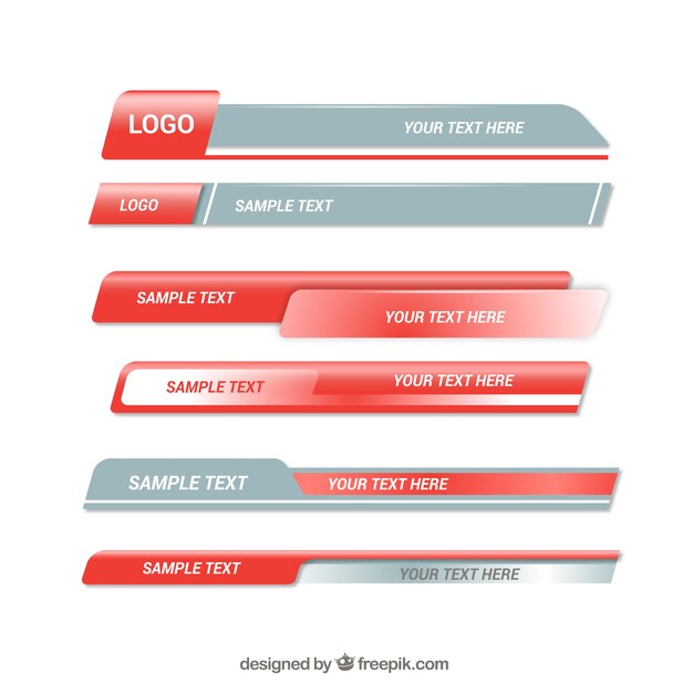 Lower Third Vectors, Photos and PSD files | Free Download
