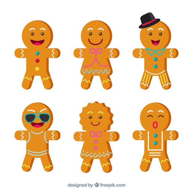 Pack of nice gingerbread cookies