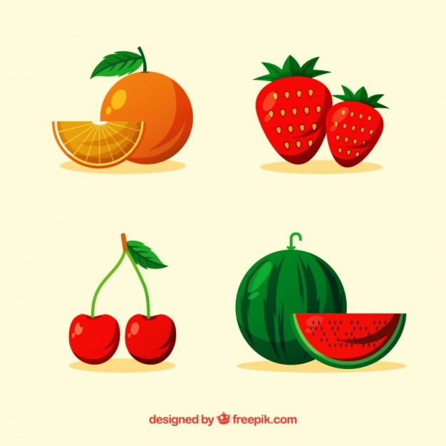 4おいしい果物のパック