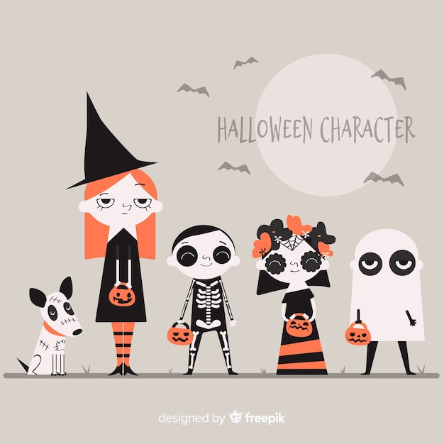 Download Free Pack Of Halloween Characters Svg Dxf Eps Png Logo Svg File Free Download
