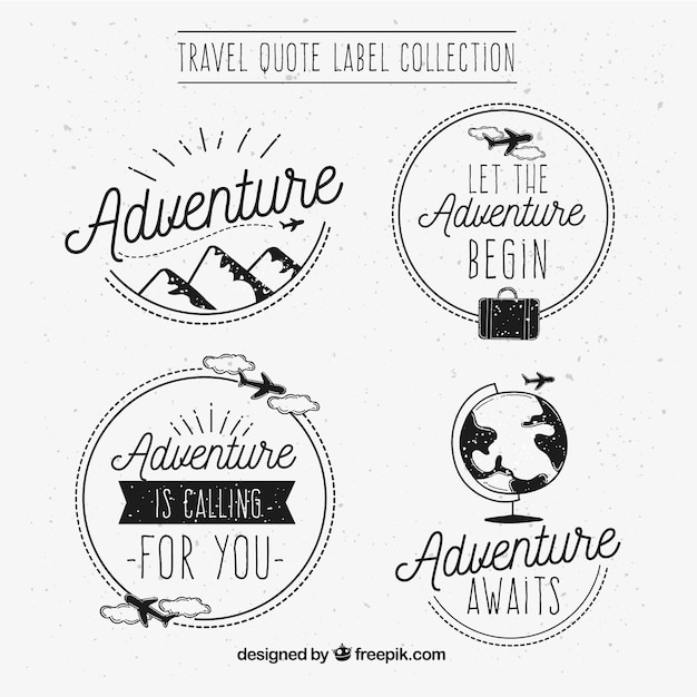 Download Free Pack Of Hand Drawn Adventure Stickers Svg Dxf Eps Png Cut File Svg