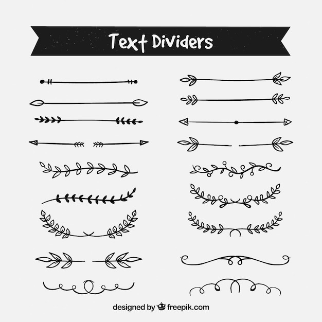 Text Dividers Vector, Free SVG Quotes | Free SVG Cut Files: Free Pack Of Vi...