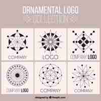 Free vector pack of ornamental logos