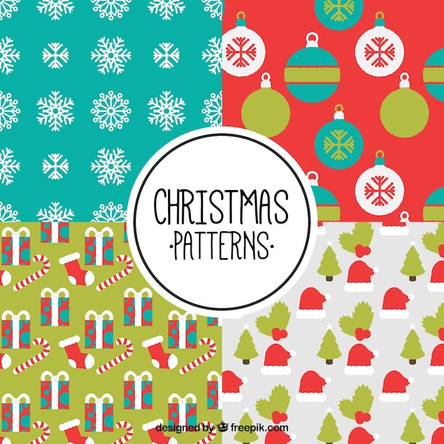 Pack of pretty patterns with christmas items