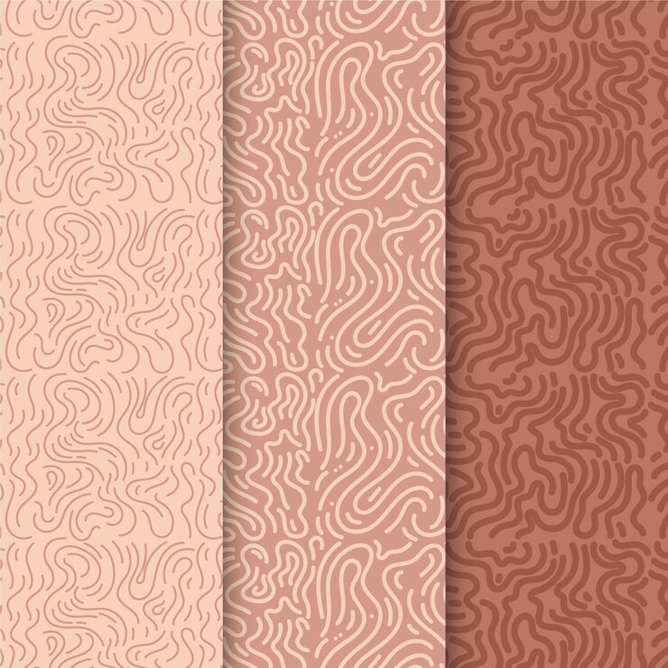 Free Vector pack of rounded lines patterns