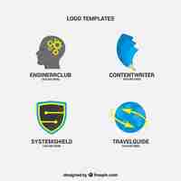 Free vector pack of various logos