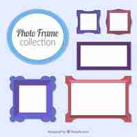 Free vector pack of vintage photo frames